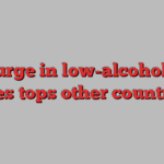 UK surge in low-alcohol beer sales tops other countries