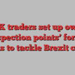 UK traders set up own ‘inspection points’ for EU goods to tackle Brexit chaos