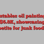 Uncrustables oil painting sells for $6.8K, showcasing an appetite for junk food art