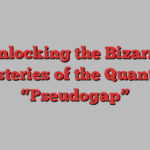 Unlocking the Bizarre Mysteries of the Quantum “Pseudogap”