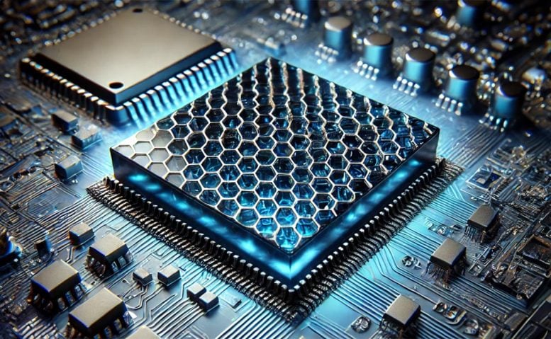 Graphene Layer on Microchip