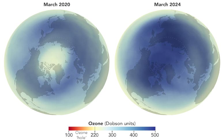 Arctic Ozone March 2024 Annotated