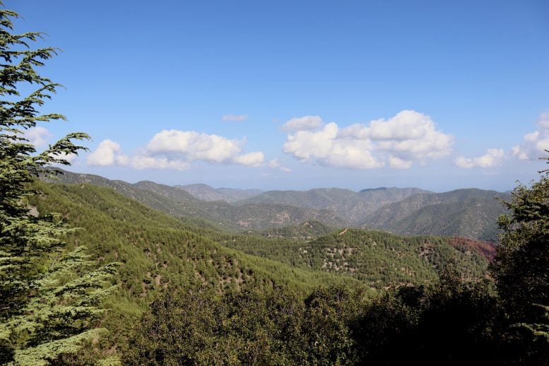 Troodos Mountains in Western Cyprus