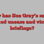 Why has Sue Gray’s salary stoked unease and vicious briefings?