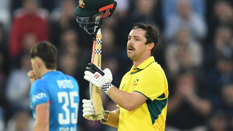 Australia mounts record run chase as Travis Head smashes career-best 154 not out