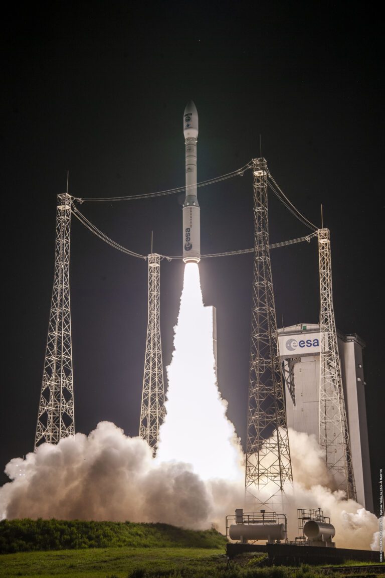 Europe’s Vega rocket launches in French Guiana