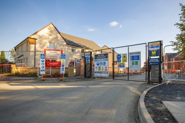 A new housing development on the outskirts of Melksham