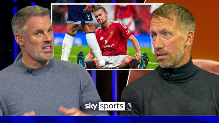 'He's out of position all the time!' | Carra unimpressed by Man Utd's De Ligt