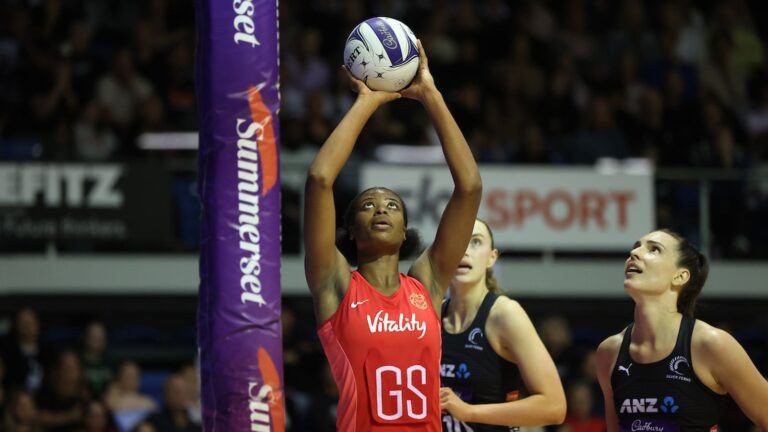 England begin New Zealand three-Test netball series with tight one-goal win in Auckland | Netball News