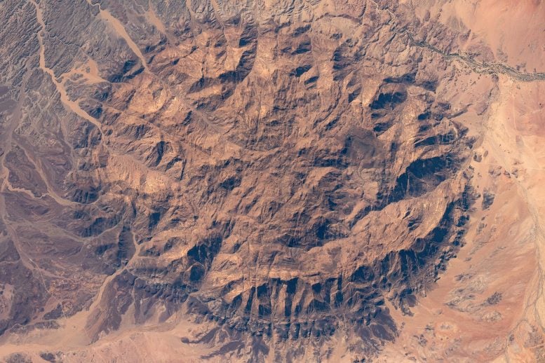 Brandburg Massif From Space Station