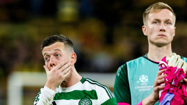 Celtic captain Callum McGregor.