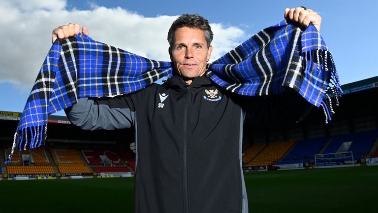 PERTH, SCOTLAND - OCTOBER 02: St Johnstone unveil new Head Coach Simo Valakari during a press conference at McDiarmid Park, on October 02, 2024, in Perth, Scotland. (Photo by Rob Casey / SNS Group)