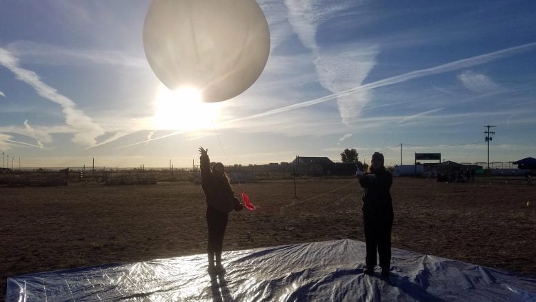 Weather Balloon Moriarty, New Mexico