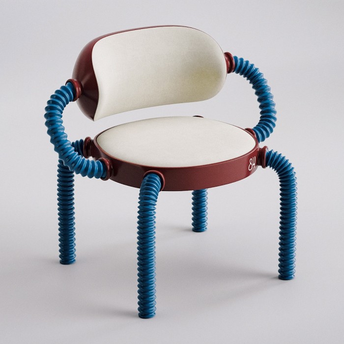 Taras Yoom wood Long chair, $9,500