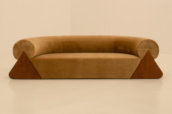 Axel Chay Calade sofa, €31,200, pradierjeauneau.com 