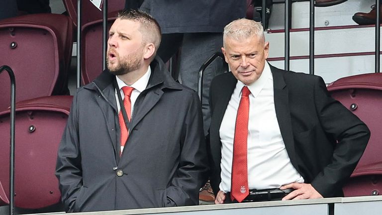 Aberdeen Chairman Dave Cormack (R) and CEO Alan Burrows 