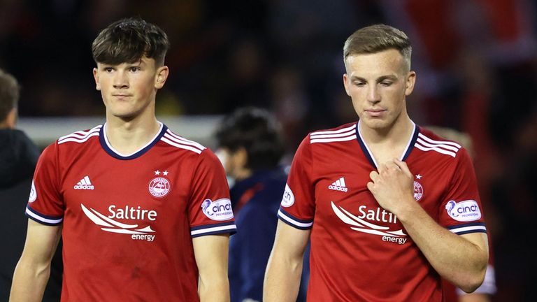 Aberdeen have sold Calvin Ramsay (left) and Lewis Ferguson in recent years 