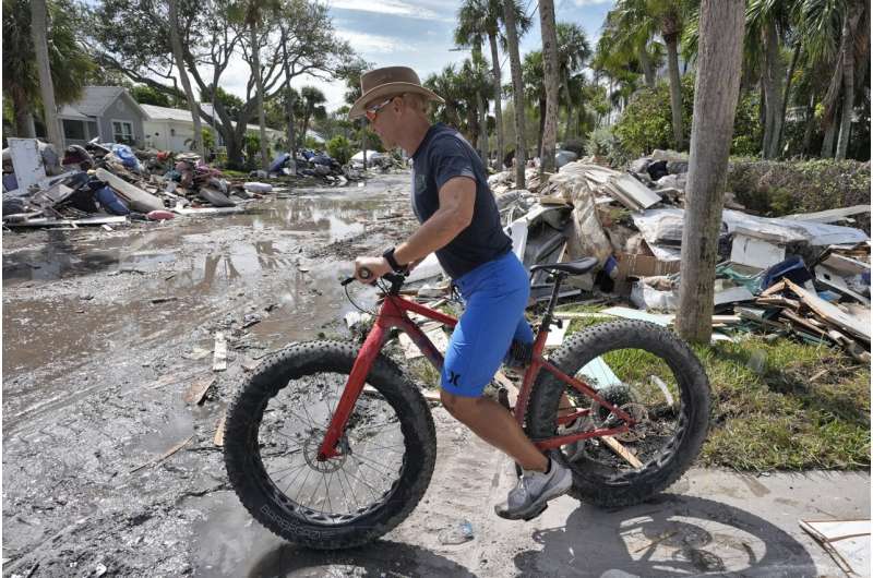 Climate change boosted Helene's deadly rain and wind and scientists say same is likely for Milton