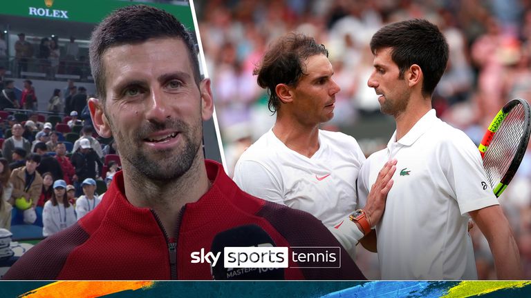 Novak Djokovic shared his reaction to Rafa Nadal&#39;s retirement and how it feels to be the last of the big three.