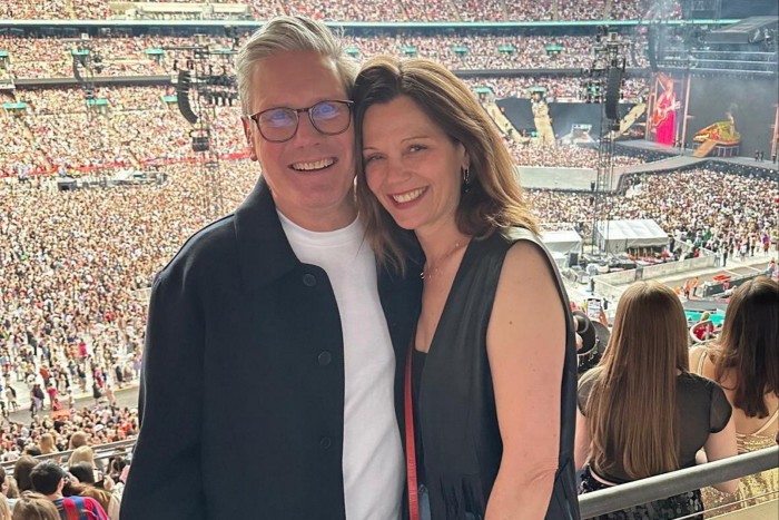 Sir Keir Starmer and his wife attend a Taylor Swift concert at Wembley Stadium in June