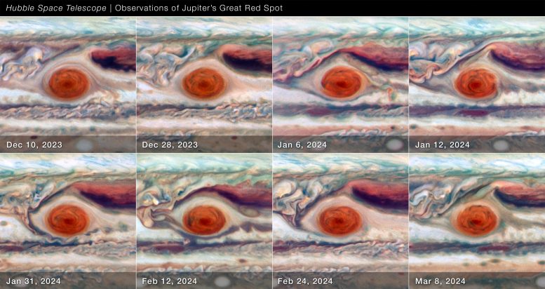 Jupiter’s Great Red Spot Close-Up