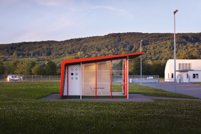 A 1953 design by Jean Prouvé on the Vitra campus in Weil am Rhein, Germany