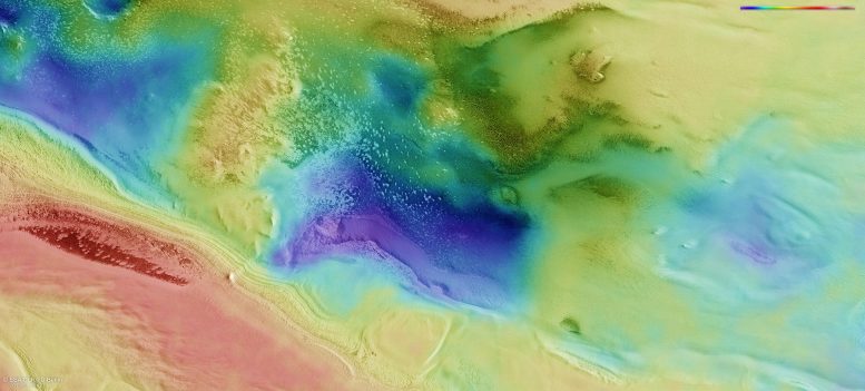 Australe Scopuli Topography