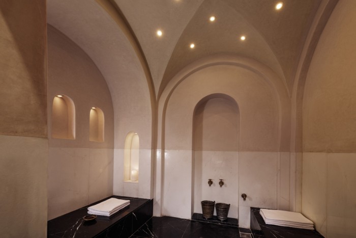 The hammam at Farnatchi Spa