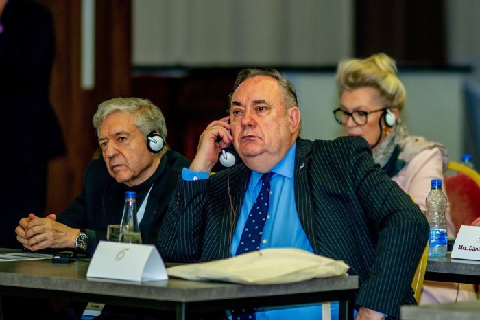 Alex Salmond attending the Cultural Diplomacy Forum 2024 in Ohrid, North Macedonia on 11th October