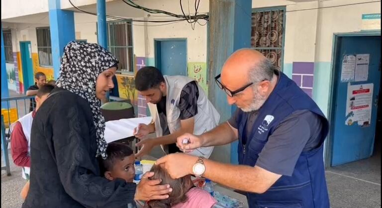 Gaza: School set for polio vaccine campaign hit in deadly strike, says UNRWA