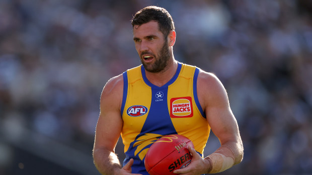 Jack Darling of the Eagles played 298 games before his trade request.