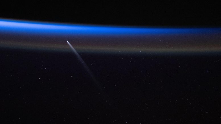 Comet C/2023 A3 From International Space Station