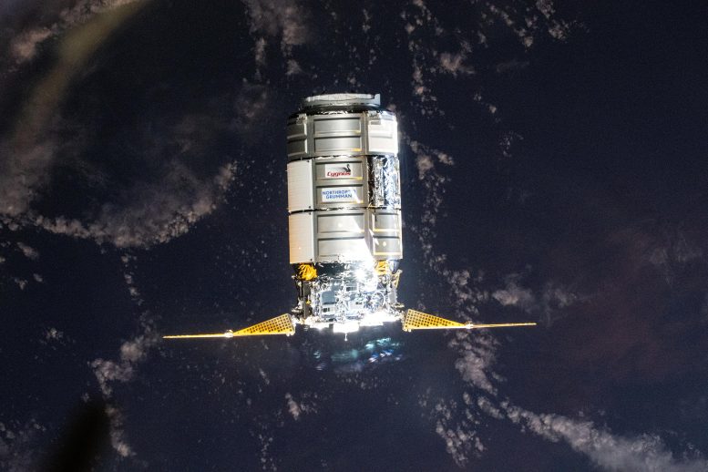 Cygnus Cargo Craft Approaches International Space Station August 2024