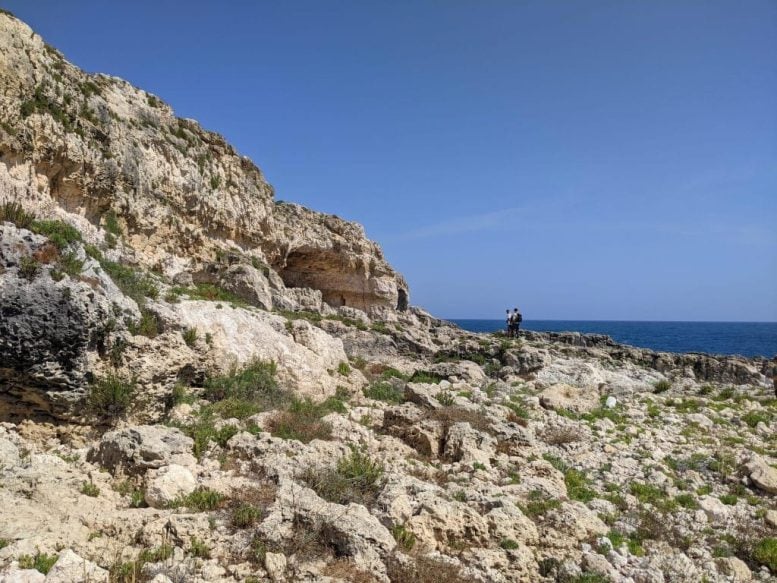 Rocky Coastline in Southern Sicily