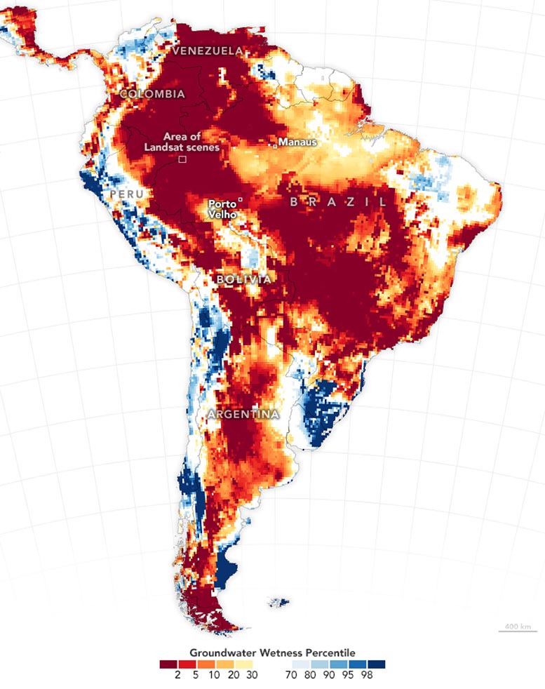 South America Drought October 2024 Annotated