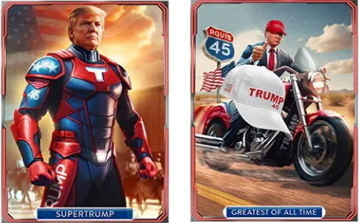 Trump trading cards