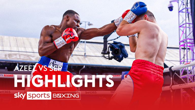 Azeez v Sep boxing highlights