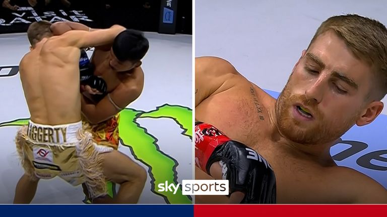 49 SECONDS! Superlek KOs Haggerty with brutal elbow! 