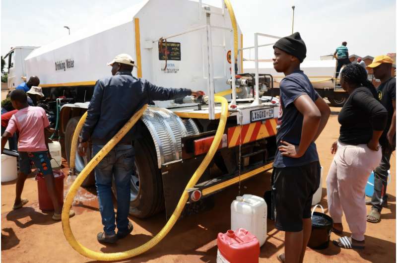 Johannesburg has imposed daily water restrictions to stop what it says is over-consumption and to allow maintenance work