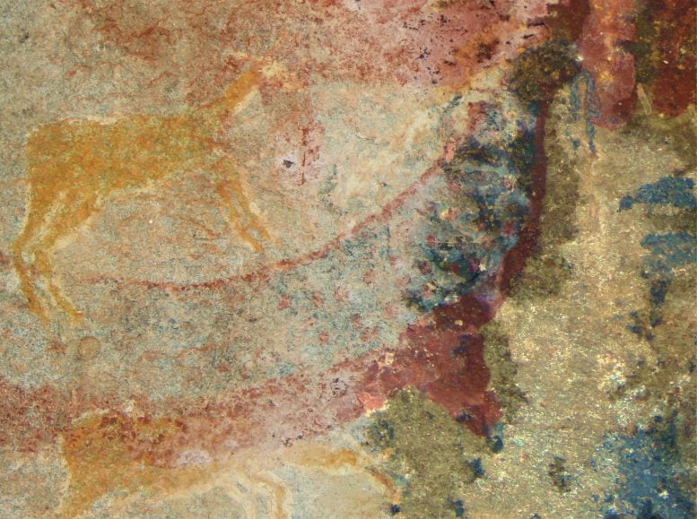 San Rock Art Depicting Extinct Dicynodont