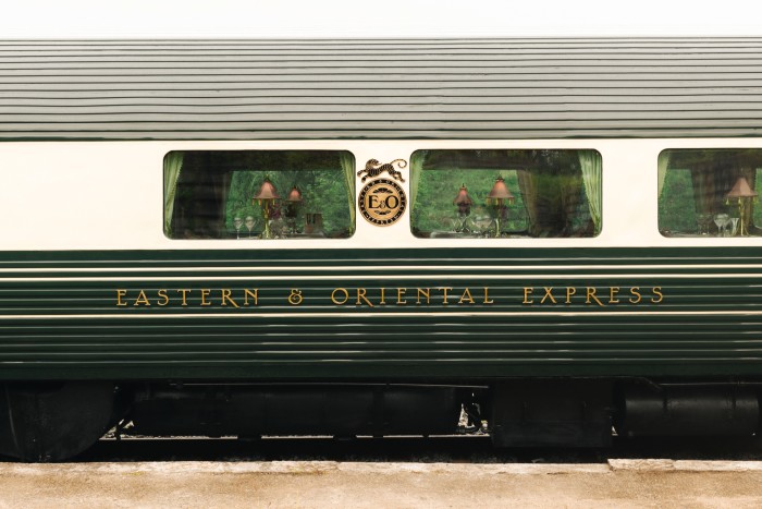 The exterior of the Eastern & Oriental Express