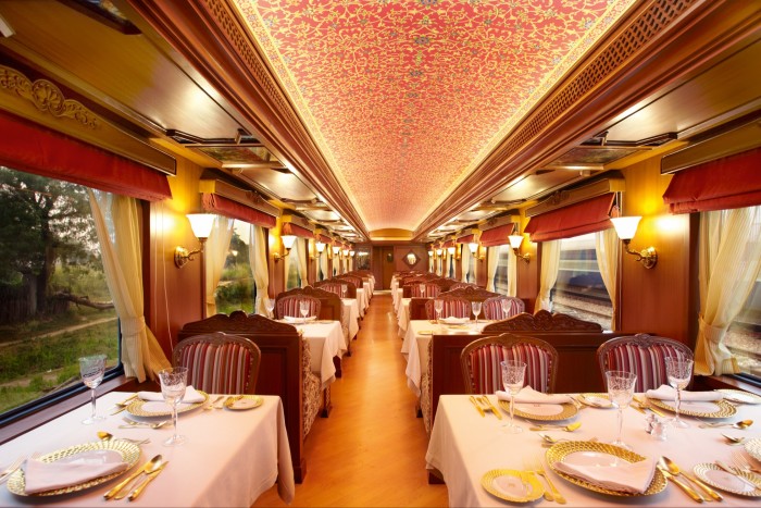 Rang Mahal restaurant on The Maharajas’ Express