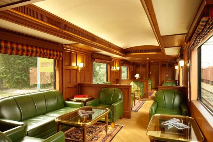 The Rajah Club car on The Maharajas’ Express