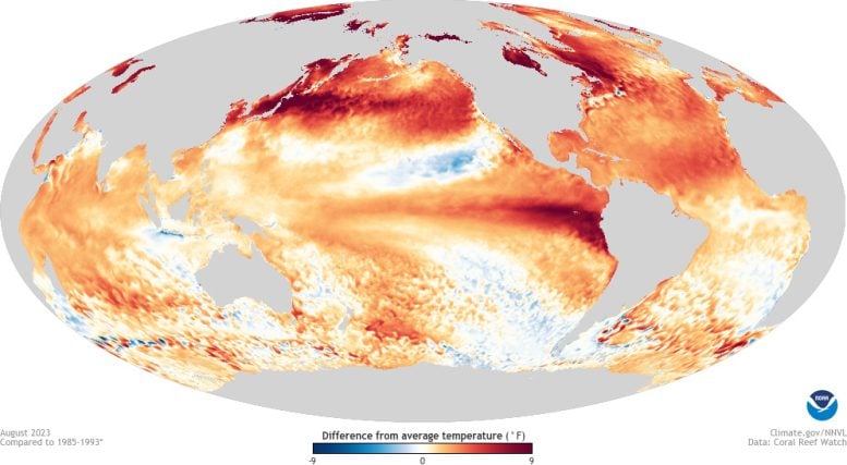 El Nino in August 2023