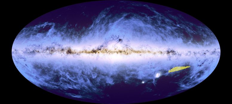 Euclid Mosaic on Gaia and Planck Sky Map