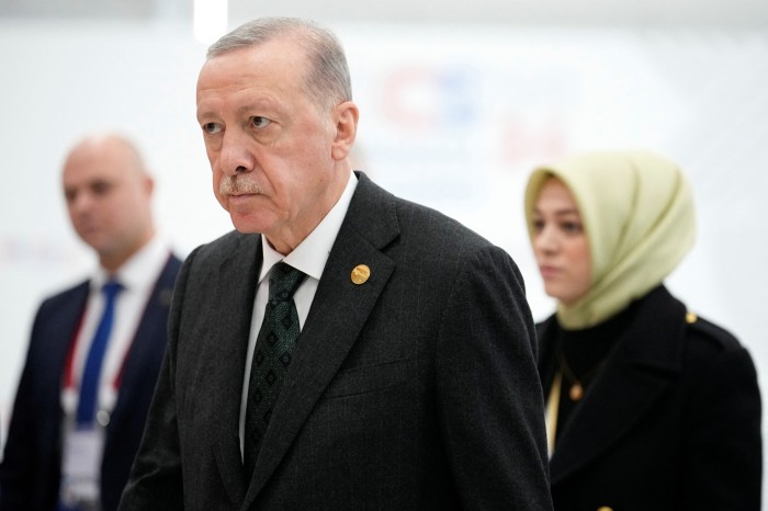 Turkish President Recep Tayyip Erdoğan arrives at BRICS Summit