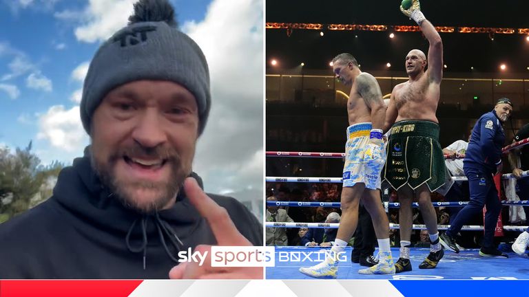 Tyson Fury and Oleksandr Usyk