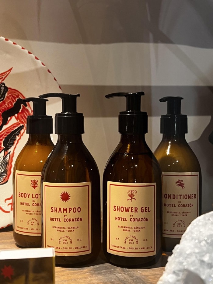 Hotel Corazón’s toiletries, from €25