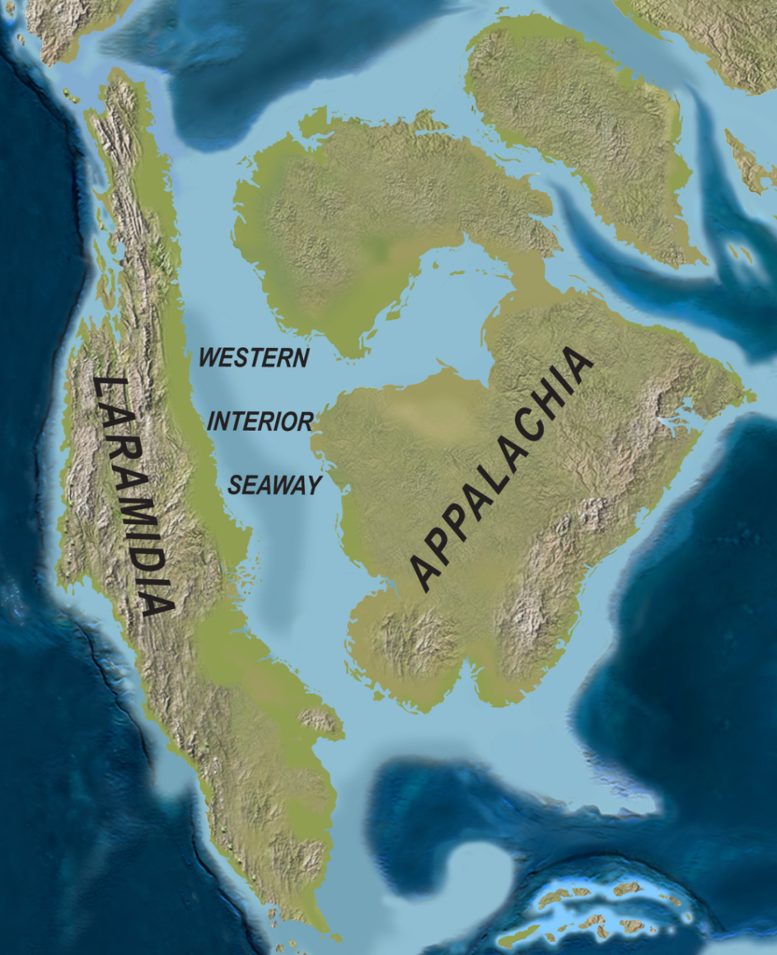 Western Interior Seaway Map