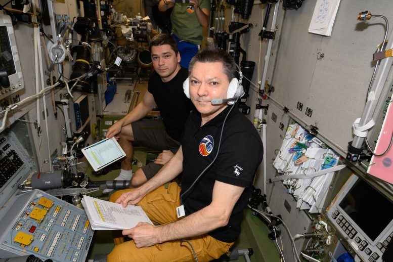 Expedition 71 Commander Oleg Kononenko and Flight Engineer Nikolai Chub